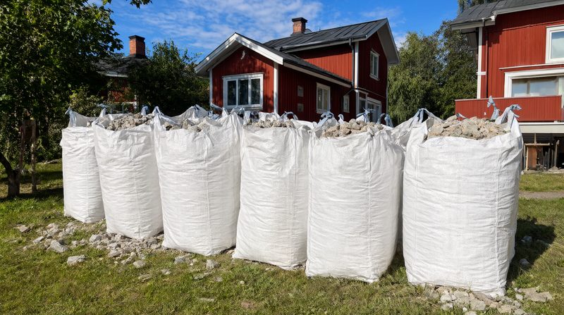Bortforsling och containerhantering